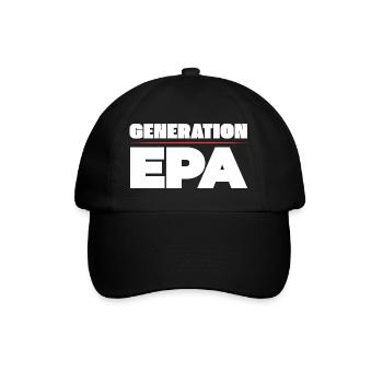Generation EPA - Baseballkappe - Schwarz/Schwarz - Vorne