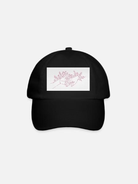 Hand der Beschützerin - Baseballkappe - Schwarz/Schwarz