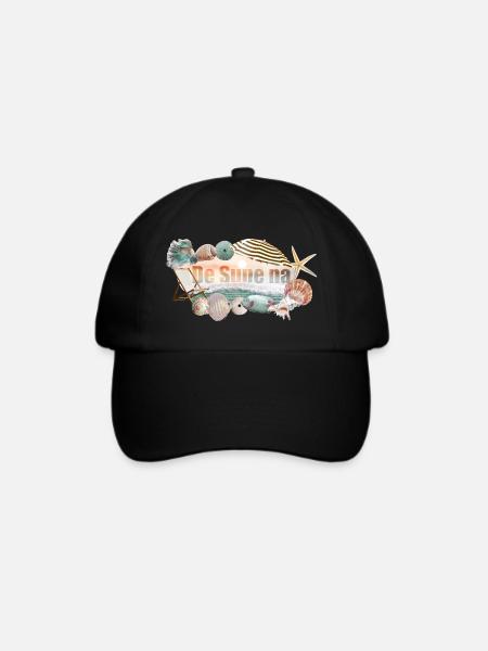 De Sune Na - Baseballkappe - Schwarz/Schwarz