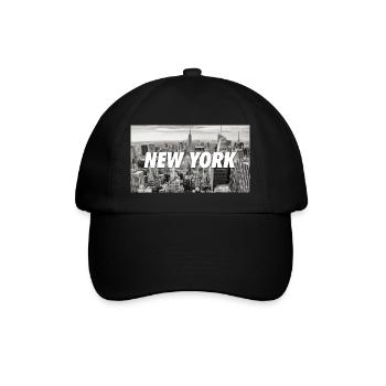 New York Manhattan - Baseballkappe - Schwarz/Schwarz - Vorne
