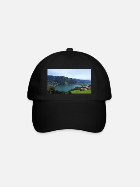 Zell am See - Baseballkappe - Schwarz/Schwarz