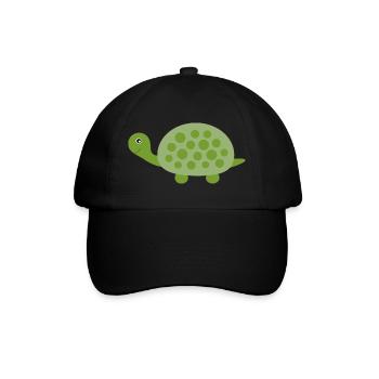Schildkröten Schildkröten - Baseballkappe - Schwarz/Schwarz - Vorne