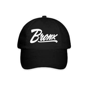 bronx shirt - Baseballkappe - Schwarz/Schwarz - Vorne