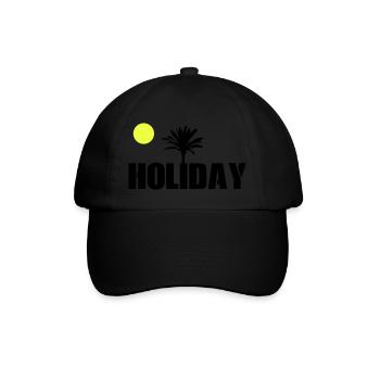 holiday - Baseballkappe - Schwarz/Schwarz - Vorne