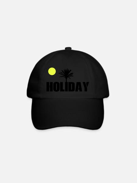 holiday - Baseballkappe - Schwarz/Schwarz