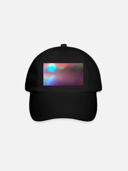 Neon Spaceball - Baseballkappe - Schwarz/Schwarz