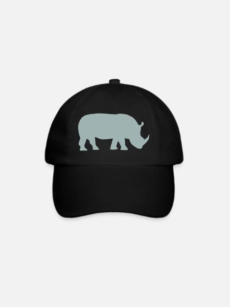 Nashorn - Baseballkappe - Schwarz/Schwarz