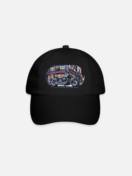 鉄鬼 Tekki Chopper - Baseballkappe - Schwarz/Schwarz