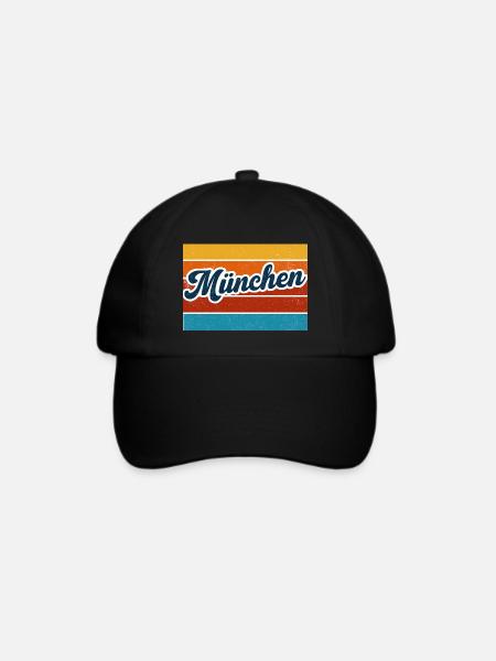 MÜNCHEN - MUNICH - Baseballkappe - Schwarz/Schwarz