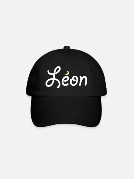 Löwe - Baseballkappe - Schwarz/Schwarz