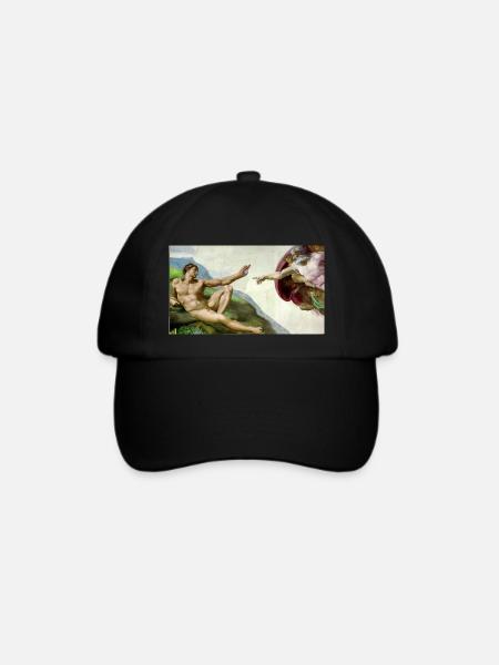 Modern Michelangelo - Baseballkappe - Schwarz/Schwarz