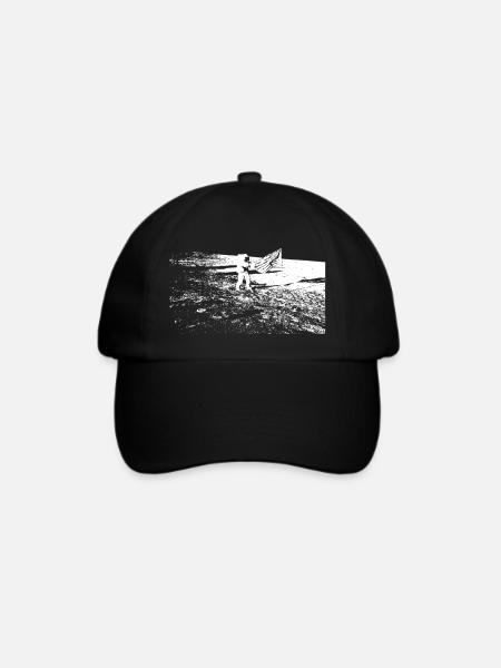 First Man - Baseballkappe - Schwarz/Schwarz