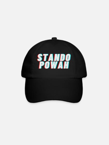 The World! Stando Power! - Baseballkappe - Schwarz/Schwarz