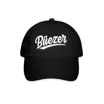 Büezer - Schweizerdeutsch - Mundart - Baseballkappe - Schwarz/Schwarz - Vorne