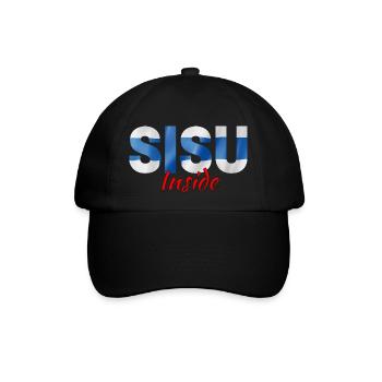 Sisu Innen - Baseballkappe - Schwarz/Schwarz - Vorne