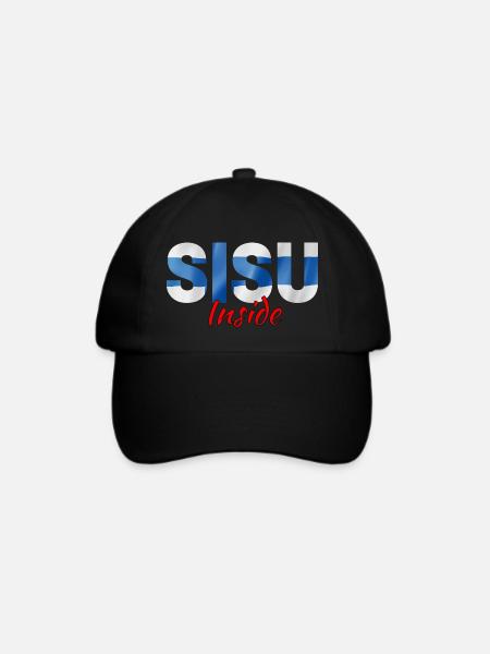 Sisu Innen - Baseballkappe - Schwarz/Schwarz