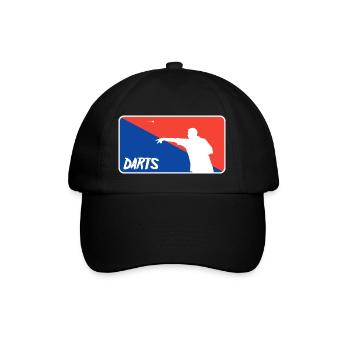 Dartplayer - Baseballkappe - Schwarz/Schwarz - Vorne