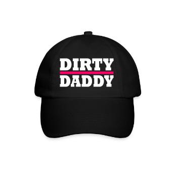 Dirty daddy - Baseballkappe - Schwarz/Schwarz - Vorne