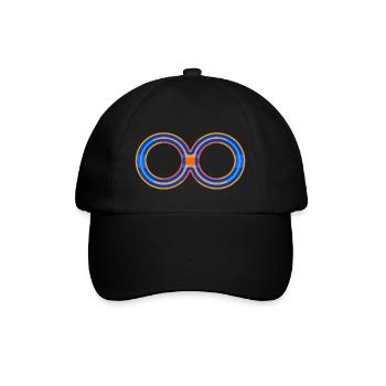 Acht Unendlichkeit 10 - Baseballkappe - Schwarz/Schwarz - Vorne