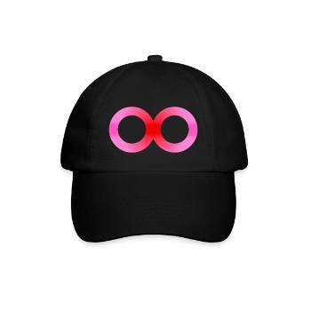 Acht Unendlichkeit 4 - Baseballkappe - Schwarz/Schwarz - Vorne