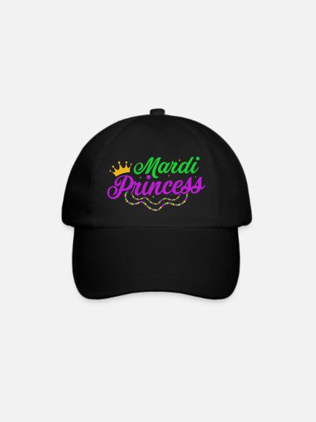 Mardi Princess Parade BeadsParty - Baseballkappe - Schwarz/Schwarz