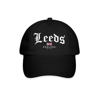 Leeds Great Britain - Baseballkappe - Schwarz/Schwarz - Vorne