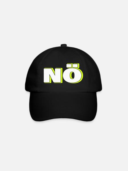 NÖ - Baseballkappe - Schwarz/Schwarz