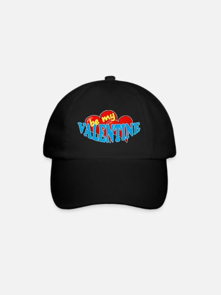 VALENTINE - Baseballkappe - Schwarz/Schwarz