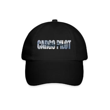 Cargo pilot DC-4 - Baseballkappe - Schwarz/Schwarz - Vorne