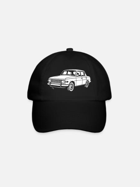 DDR auf vier Rädern - Baseballkappe - Schwarz/Schwarz