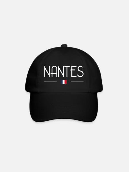 Nantes - Baseballkappe - Schwarz/Schwarz