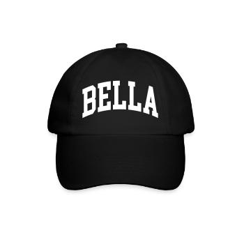 Bella - Baseballkappe - Schwarz/Schwarz - Vorne