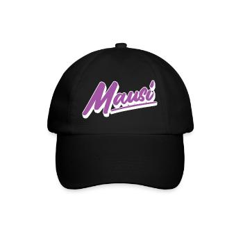 Mausi - Baseballkappe - Schwarz/Schwarz - Vorne