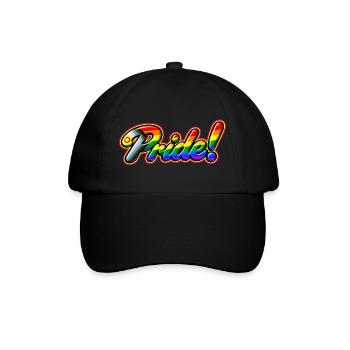 Pride-Progress-Intersex - Baseballkappe - Schwarz/Schwarz - Vorne