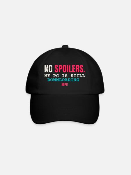 No Spoiler Videogame - Baseballkappe - Schwarz/Schwarz
