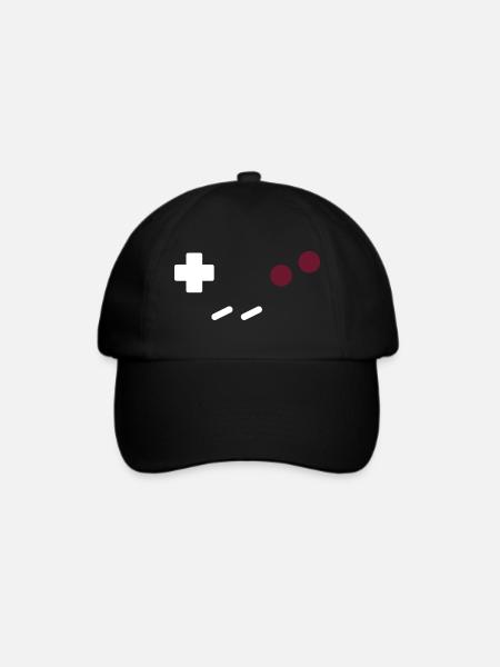 RetroBoy - Baseballkappe - Schwarz/Schwarz