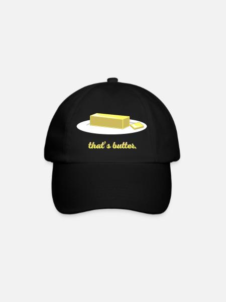 Butter - Baseballkappe - Schwarz/Schwarz