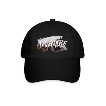 Adventure - Baseballkappe - Schwarz/Schwarz - Vorne