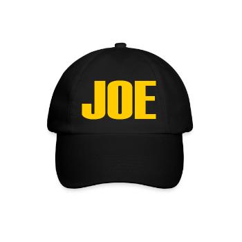 Joe - Baseballkappe - Schwarz/Schwarz - Vorne