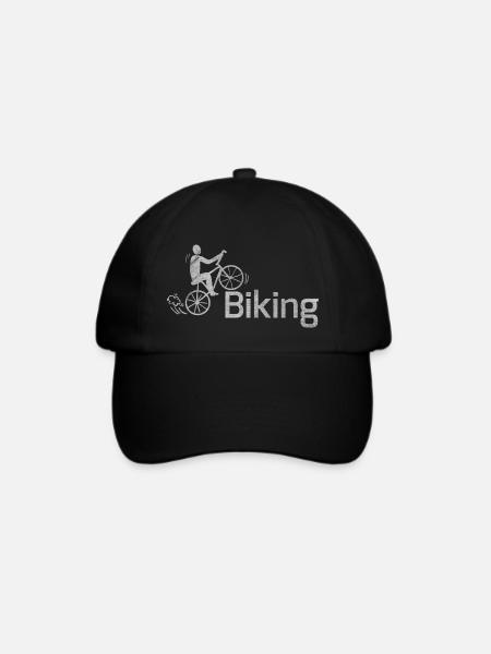 Biking - Baseballkappe - Schwarz/Schwarz