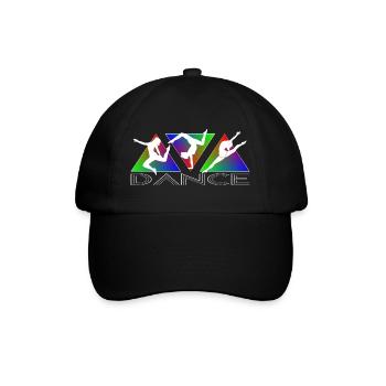 Dance - Baseballkappe - Schwarz/Schwarz - Vorne