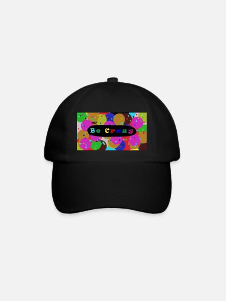 BeCrazy - Baseballkappe - Schwarz/Schwarz