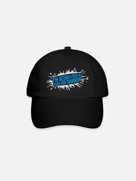 have fun at work - Baseballkappe - Schwarz/Schwarz