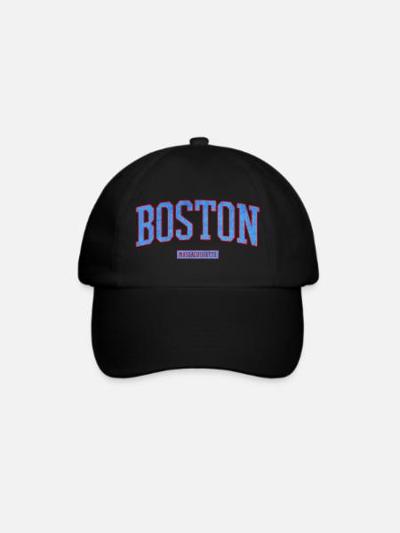 Boston Stadt Pride Emblem - Baseballkappe - Schwarz/Schwarz