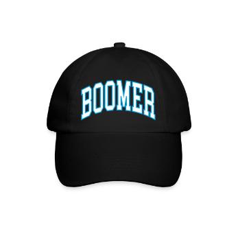 Boomer - Baseballkappe - Schwarz/Schwarz - Vorne