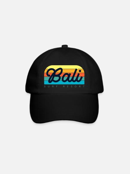 Bali - Baseballkappe - Schwarz/Schwarz