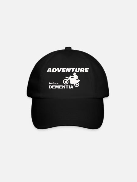 MOTORBIKE ADVENTURE - Baseballkappe - Schwarz/Schwarz