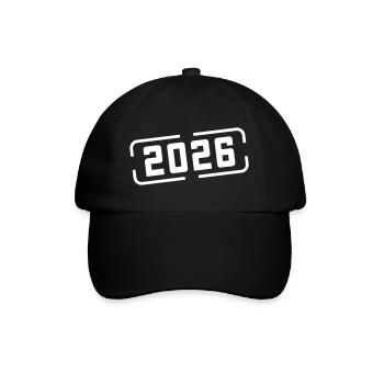 2026 Stempel - Baseballkappe - Schwarz/Schwarz - Vorne