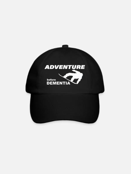 SNOWBOARD ADVENTURE - Baseballkappe - Schwarz/Schwarz