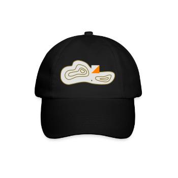 Orientierung Kontrolle - Baseballkappe - Schwarz/Schwarz - Vorne